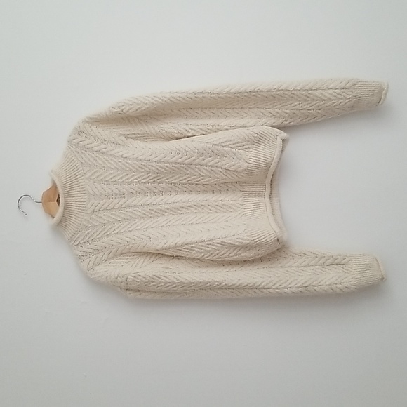 ❄ MNG Cream Sweater Size L - Picture 1 of 12